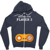Waiting for Player 3 Gamer Zipper Hoodie