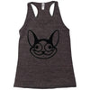 cat character graphic Racerback Tank