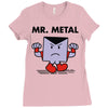 mr. metal Ladies Fitted T-Shirt
