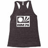 wm 74retro deutschland Racerback Tank