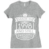 Made In 1998 And Still Awesome Ladies Fitted T-Shirt