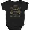camp crystal lake best trending Baby Bodysuit