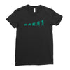 evolution of turtles Ladies Fitted T-Shirt