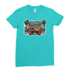 mens retro game out run, ideal gift or birthday present. Ladies Fitted T-Shirt
