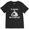 camping is intents V-Neck Tee