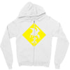 pterosaur warning Zipper Hoodie