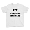 Handsome Man Club Bow Tie Youth Tee
