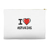i love asturias Accessory Pouches