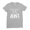 the cool fun and favorite aunt Ladies Fitted T-Shirt