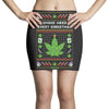 smoke weed every christmas Mini Skirts