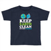 keep earth clean it's not uranus kawaii planets Toddler T-shirt