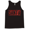 santa red glitter Tank Top