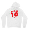 team 10 red Unisex Hoodie