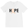 Hope Uterine Cancer Awareness V-Neck Tee