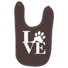 love paw sticker vinyl decal Baby Bibs