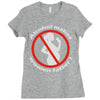 alcohol makes women fatter Ladies Fitted T-Shirt
