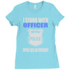 i stand with officer Ladies Fitted T-Shirt