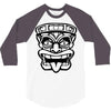 tiki mask hawaiian 3/4 Sleeve Shirt