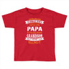 Super Cool Papa Of A Freaking Awesome Grandson Toddler T-shirt