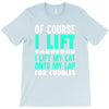 cat cats lift lifting fitness T-Shirt