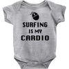 surfing is my cardio Baby Onesie