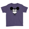 skull mickey cartoon Youth Tee