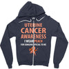 i wear peach for some special to me Zipper Hoodie