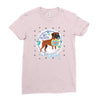 my boxer is my baby Ladies Fitted T-Shirt
