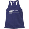 sarcasm loading please wait Racerback Tank