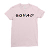 squad friends parody Ladies Fitted T-Shirt