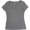 optical illusion skull, ideal gift or birthday present. Women's Triblend Scoop T-shirt