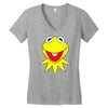 kermit muppets uomo Women's V-Neck T-Shirt