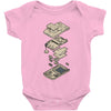 gameboy breakdown Baby Bodysuit