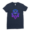 robot andro Ladies Fitted T-Shirt