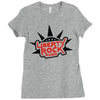 liberty rock radio Ladies Fitted T-Shirt