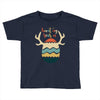 Hunting Season Retro Color 80s Style Toddler T-shirt