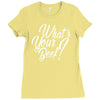 what's your beef Ladies Fitted T-Shirt