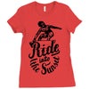 ride into the sunset Ladies Fitted T-Shirt