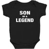 Dad The Man The Myth The Legend - Son Of A Legend Family Matching Baby Bodysuit