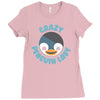 crazy penguin lady Ladies Fitted T-Shirt