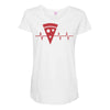 pizza is life Maternity Scoop Neck T-shirt