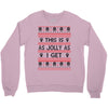 Emo Gothic Ugly Christmas Sweater Crewneck Sweatshirt