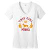 This Girl Loves Pitbull Women's V-Neck T-Shirt