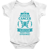 I am a Ovarian Cancer Survivor - What's Your Superpower? Baby Bodysuit