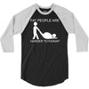 fat people are harder to kidnap funny 3/4 Sleeve Shirt