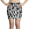 together we make a family 2 Mini Skirts
