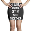 i just wanna get my shit together Mini Skirts