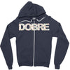 Dobre Floral T-Shirt Design Zipper Hoodie