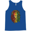 new! men's rasta vibe lion Tank Top