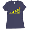 evolution lego basketball sports funny Ladies Fitted T-Shirt